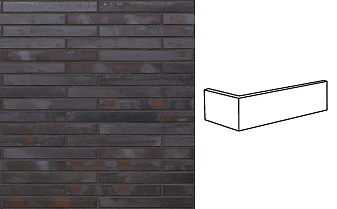 Клинкерная плитка угловая King Klinker KING SIZE LF14 Castle rock, 240*52*115*14 мм
