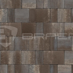 Плитка тротуарная BRAER Старый город Ландхаус Color Mix Байкал, толщина 60 мм