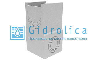 Пескоуловитель односекционный Gidrolica BGU DN400 кл.С250, 500*540*1000 мм