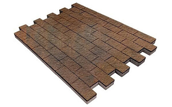 Плитка тротуарная SteinRus Прямоугольник Б.6.П.6, Old-age, ColorMix Штайнрус, 200*100*60 мм