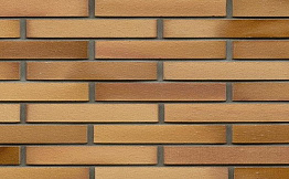 Кирпич клинкерный Muhr 06EG Hellbraun-bunt Edelglanz гладкий, 290*60*40 мм