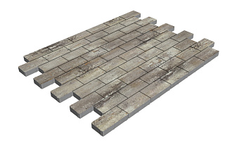 Плитка тротуарная SteinRus Прямоугольник А.6.П.4, гладкая, Берилл, 200*100*40 мм
