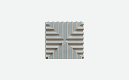 3D-плитка ARCHITECTILES Asperitas, № 4 Cuatro, серый, 120*120*15 мм