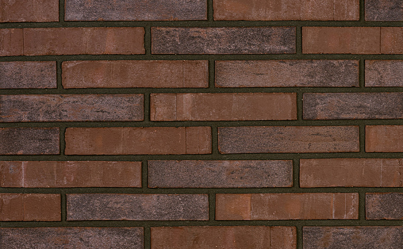 Клинкерный кирпич пустотелый Plinfa Iron 2302, 270*85*50 мм