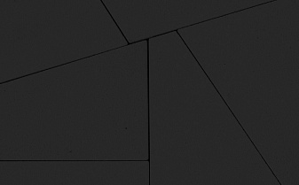 Плитка тротуарная Оригами Б.4.Фсм.8 стоунмикс черный, комплект 6 шт, толщина 80 мм