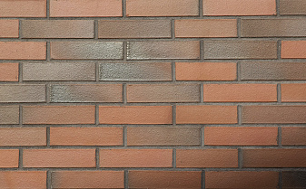 Кирпич облицовочный пустотелый Terca Red flame dark гладкий, 250*85*65 мм