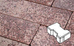 Плитка тротуарная Готика, Granite FINO, Катушка Б.2.Ф.6, Сансет, 200*165*60 мм