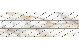 Фальшмозаика Corner Ametis Supreme SM03, полированный, левый, 600*300*10 мм