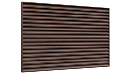 Забор-жалюзи Aquasystem PURAL MATT BT, Classic, RAL 8017, фактурная