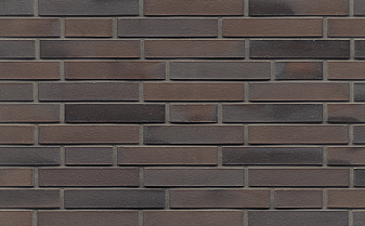 Кирпич клинкерный Muhr 33 A Schwarz-Braun гладкий, 290*90*52 мм