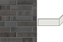 Клинкерная плитка угловая Stroeher Brickwerk, 650 eisenschwarz, 240*115*52*12 мм