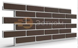 Термопанель на пенополиуретане (ППУ) с клинкерной плиткой BestPoint Classic Terra 1166*616*65 мм
