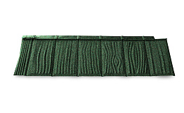 Композитная черепица рядовая Metrotile IShake Green