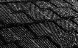 Композитная черепица рядовая Metrotile Viksen Black