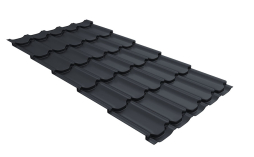 Металлочерепица Grand Line Kvinta plus Satin Matt TX RAL 7024