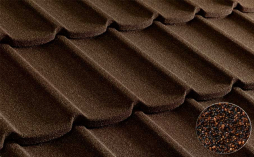Композитная черепица рядовая Metrotile Mistral Ironbark
