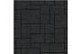 Плитка тротуарная SteinRus Инсбрук Альпен Б.7.Псм.6, Backwash, Базальт, толщина 60 мм