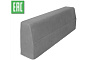 Дорожный бордюр SteinRus БР 100.30.15 ЕАС, гладкая, серый, 1000*300*150 мм