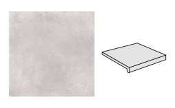 Ступень угловая Loftstufe STROEHER Selected 980 grau, 340*340*35*11 мм