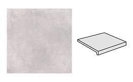 Ступень угловая Loftstufe STROEHER Selected 980 grau, 340*340*35*11 мм
