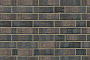 Кирпич клинкерный Westerwaelder Klinker Nr 15F Schwarz-bunt Edelglanz bes. Fuss., 240*115*71 мм
