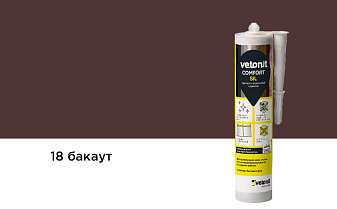 Герметик Vetonit Comfort Sil, 18 бакаут, 280 мл