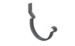 Крюк крепления короткий Aquasystem PE dRain RAL 7024 D 125 мм