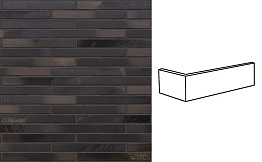 Клинкерная плитка угловая King Klinker KING SIZE LF07 Old cathedral, 240*52*115*14 мм