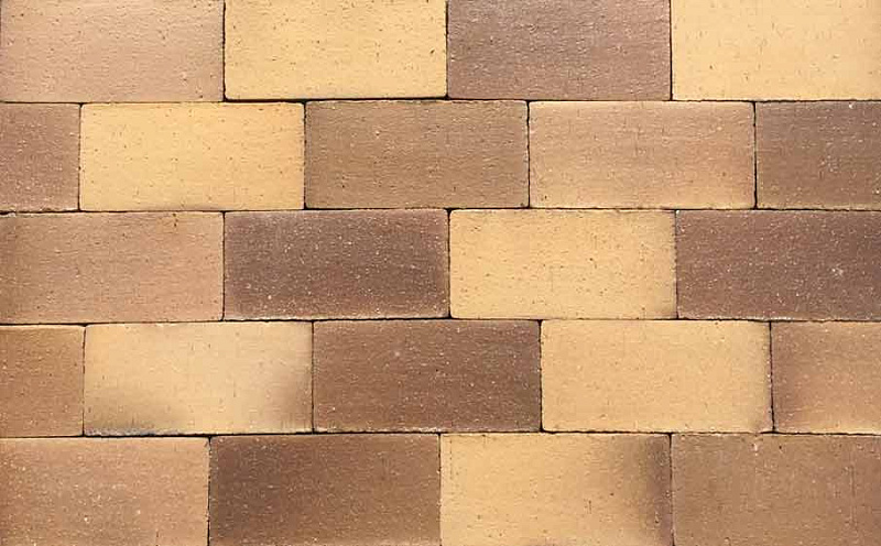 Клинкерная брусчатка Muhr №06S Hellbraun-bunt spezial, 200*100*52 мм