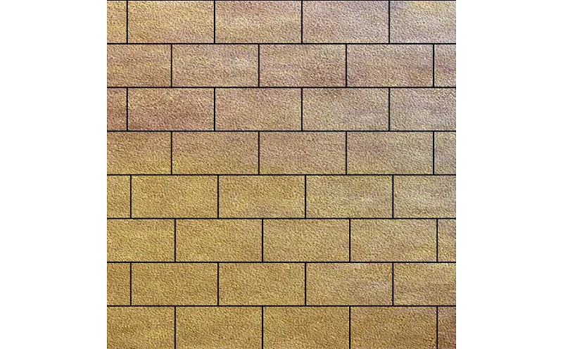 Плитка тротуарная SteinRus Прямоугольник Б.6.П.6, Native, ColorMix Брайс, 200*100*60 мм