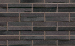 Кирпич клинкерный Muhr 15 Schwarz-bunt Edelglanz гладкий, 240*90*40 мм