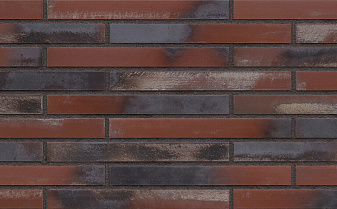 Клинкерная плитка под кирпич King Klinker KING SIZE 08 Coral star гладкая, 490*52*14 мм