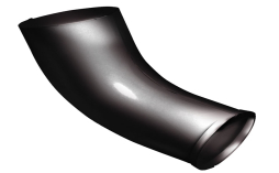 Колено стока Grand Line Rooftop dRain PU RAL 9005 черный