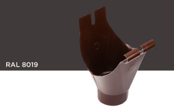 Воронка Galeco для системы STAL D 135/90 мм, RAL 8019