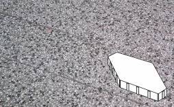 Плитка тротуарная Готика, City Granite FINERRO, Зарядье Б.6.Ш.10, Белла Уайт, 600*400*100 мм