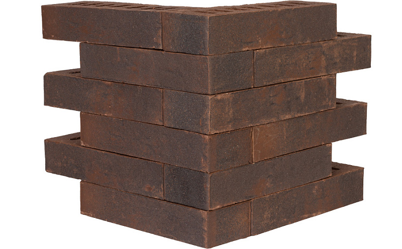 Клинкерный кирпич пустотелый Plinfa Iron 2302, 270*85*50 мм