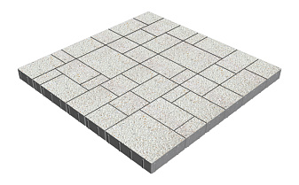 Плитка тротуарная SteinRus Инсбрук Альпен Б.7.Псм.6, Доломит, Backwash, толщина 60 мм
