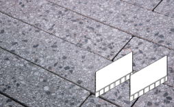 Плитка тротуарная Готика Granite FINERRO, Плита AI Б.7.Ф.8, Галенит 700*500*80 мм