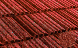 Композитная черепица рядовая Metrotile Shake Red
