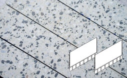 Плитка тротуарная Готика, City Granite FINO, Плита AI Б.7.Ф.8, Грис Парга, 700*500*80 мм