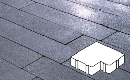 Плитка тротуарная Готика, City Granite FINO, Калипсо Б.2.Ф.6, Амфиболит, 200*200*60 мм