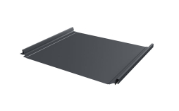 Фальцевая кровля Grand Line Кликфальц® Pro Rooftop Matte RAL 7024 мокрый асфальт