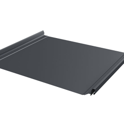 Фальцевая кровля Grand Line Кликфальц® Pro Rooftop Matte RAL 7024 мокрый асфальт