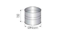 Адаптер внешний-внешний Schiedel PRIMA PLUS, D 130 мм