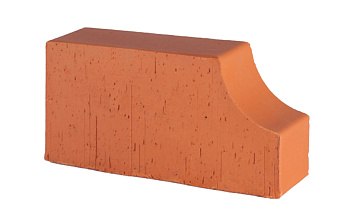 Печной кирпич радиусный полнотелый Lode Janka F13 гладкий, 250*120*65 мм