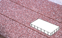 Плитка тротуарная Готика, City Granite FINO, Плита Б.6.П.10, Емельяновский, 600*300*100 мм