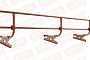 Кровельное ограждение Borge для фальцевой кровли оцинкованное RAL 8004, 300*60 см