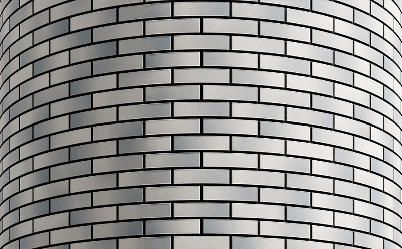 Кирпич облицовочный Красная гвардия Ashen гладкий, 250*85*65 мм