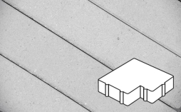 Плитка тротуарная Готика Profi, Калипсо Б.2.Ф.6, светло-серый, частичный прокрас, с/ц, 200*200*60 мм