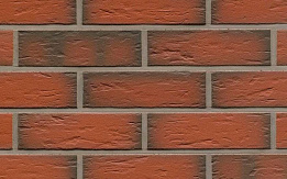Клинкерная плитка под кирпич Feldhaus Klinker NF 9 R343 ardor senso 240*71*9 мм